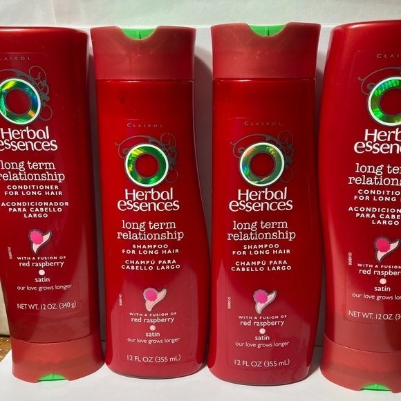 Herbal Essences Long Term Relationship DISCONTINUED 2 Shampoo 2 Conditioner - Picture 1 of 13